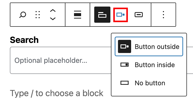 Search Block – WordPress.org Documentation