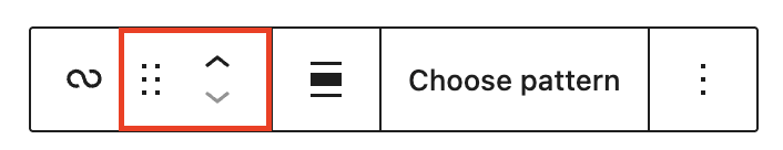 query loop move controls in the block toolbar