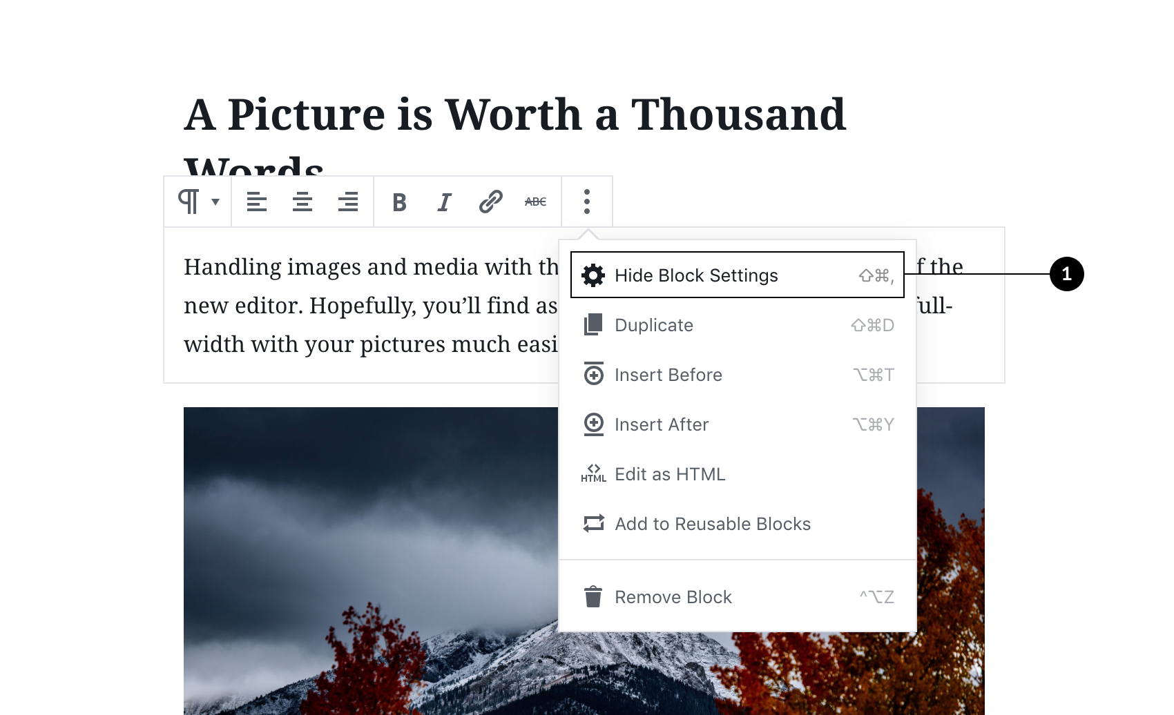 An image of a MenuItem being highlighted inside of a DropdownMenu component